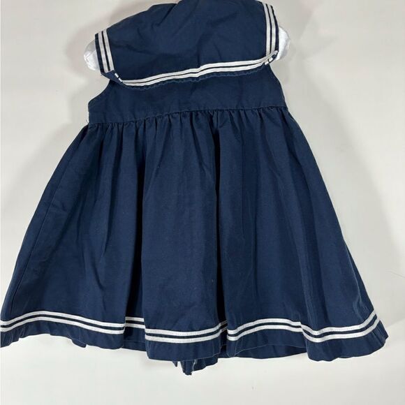 COPY - Navy Blue Sailor Dress 18 Month - Picture 4 of 4